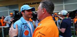 F1: Brown abre possibilidade para retorno de Sainz no futuro