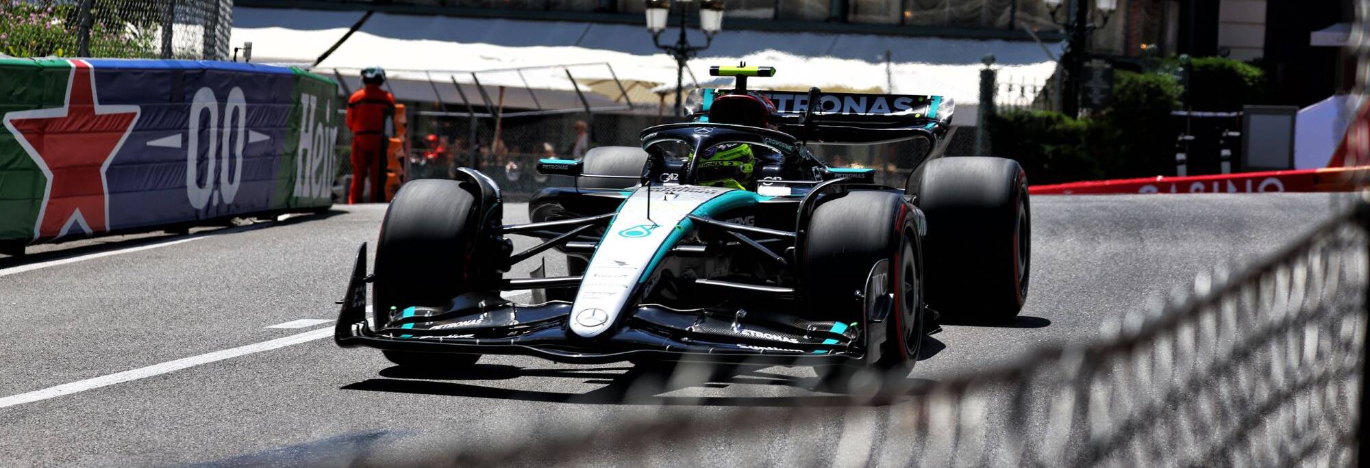 F1: Mercedes mostra evolução na corrida em Mônaco