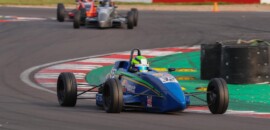 Isaac Canto conquistou seu primeiro pódio no United Formula Ford Championship
