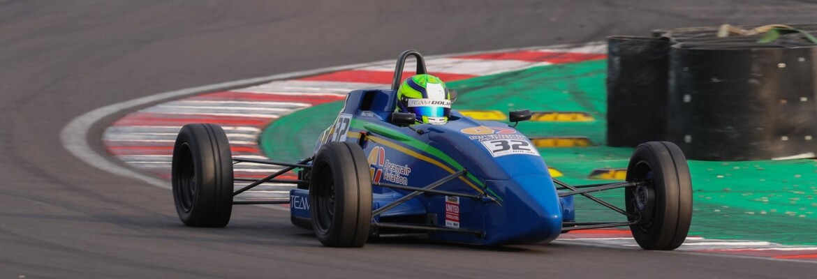 Isaac Canto conquistou seu primeiro pódio no United Formula Ford Championship