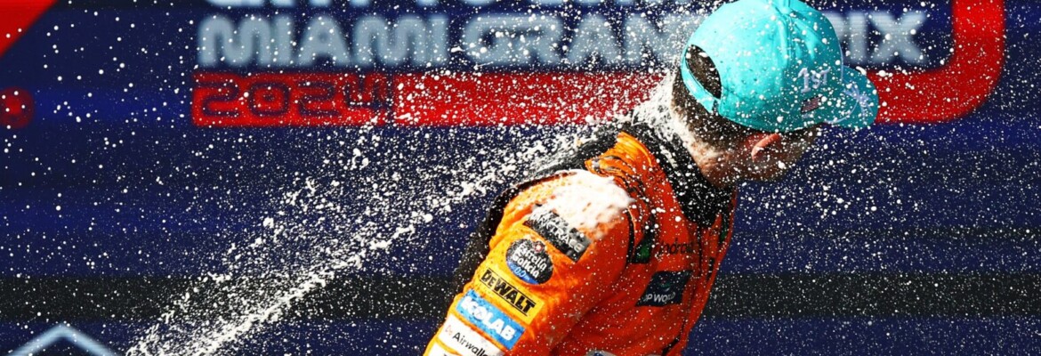 F1: Norris dedica vitória à avó e manda recado: “Estamos com fome de mais”