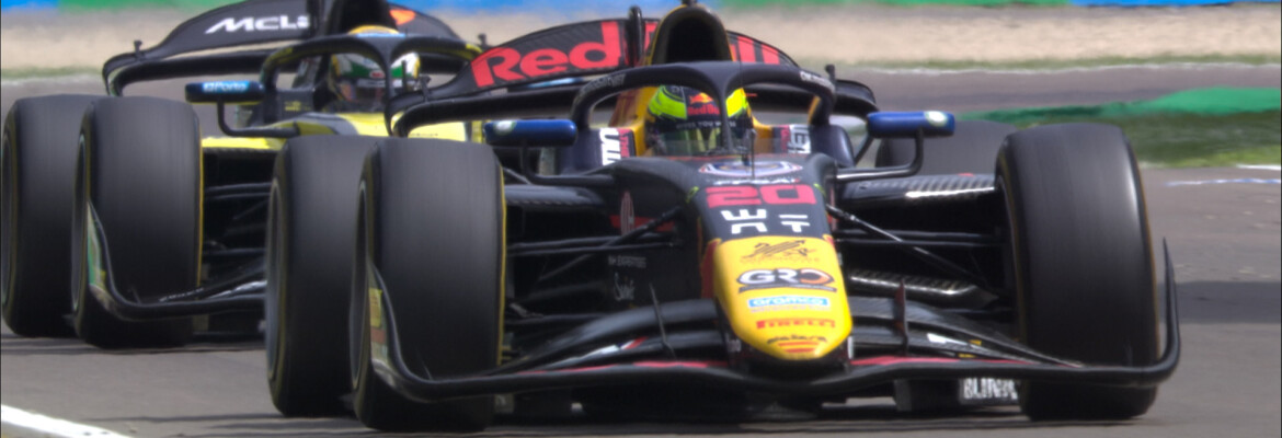 F2: Hadjar segura Bortoleto nas voltas finais e vence corrida 2 em Imola