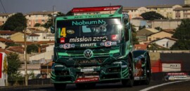 Felipe Giaffone larga na primeira fila da Copa Truck após ficar 0s03 da pole position em Londrina