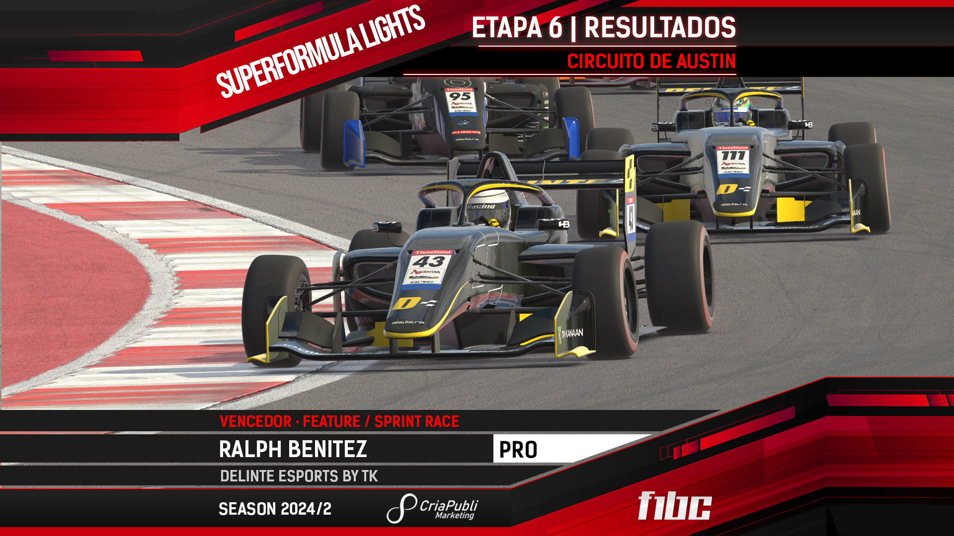 F1BC SuperFormula Lights: Ralph Benitez vence em Austin e Felipe Dantas ...