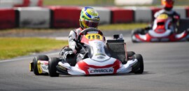 Miguel Costa mira pódio na terceira etapa do Europeu de Kart em rodada com 95 pilotos na Eslováquia