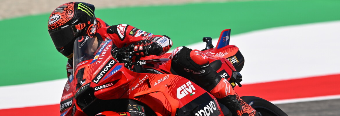 MotoGP: Bagnaia conquista pole position em Assen com volta dominante