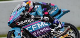 Moto3: Alonso surpreende Rueda no final e lidera sexta na Catalunha