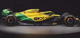 F1: McLaren apresenta pintura em homenagem a Senna para GP de Mônaco
