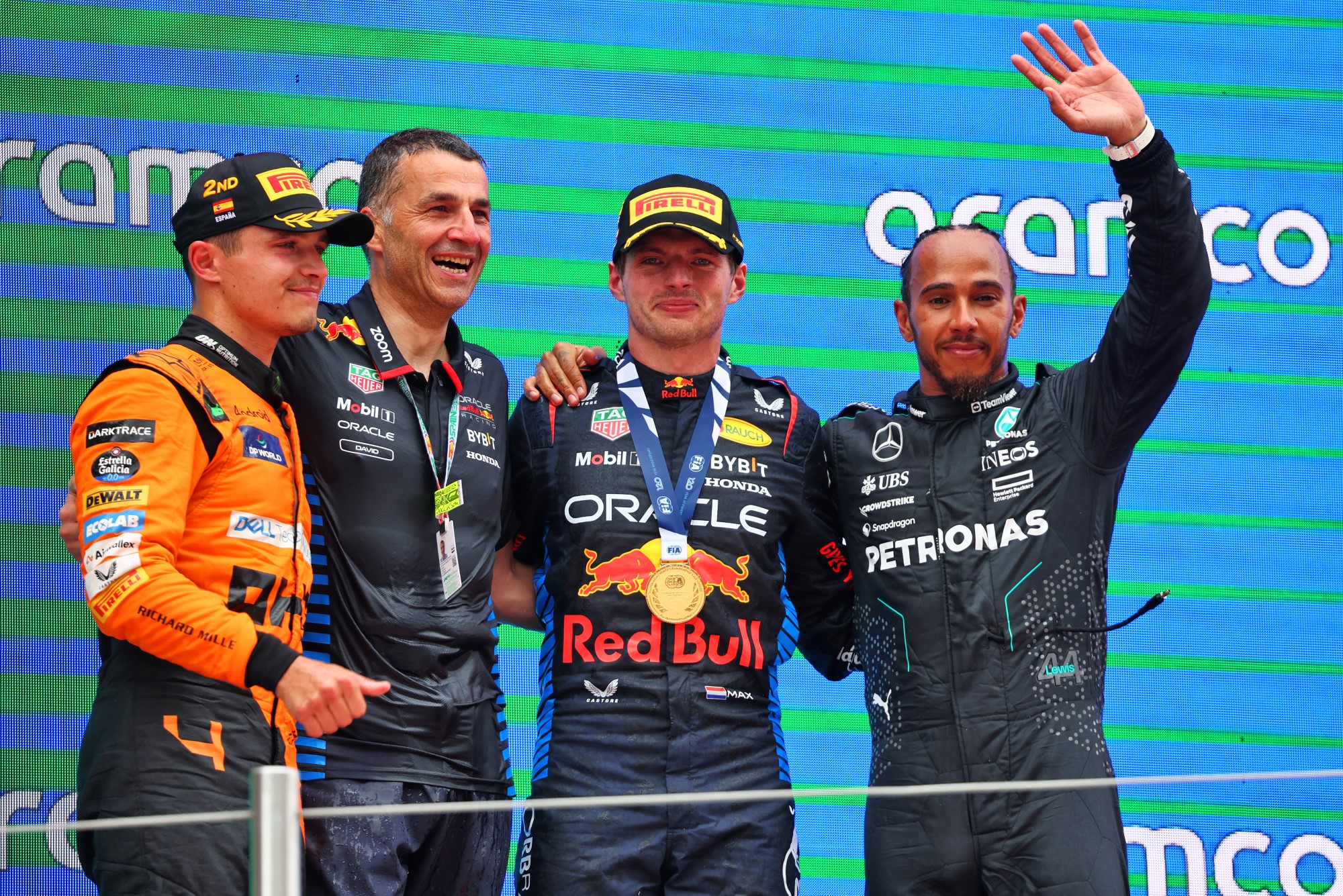 F1: As imagens da vitória de Verstappen no GP da Espanha; veja as fotos F1 2024, Fórmula 1, GP da Espanha, Barcelona
