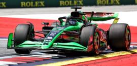 F1: Sauber tem desempenho bastante fraco neste sábado na Áustria