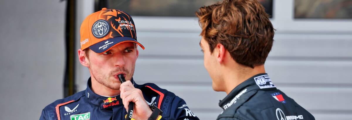 F1: Russell e Verstappen reacendem a rivalidade entre Mercedes e Red Bull