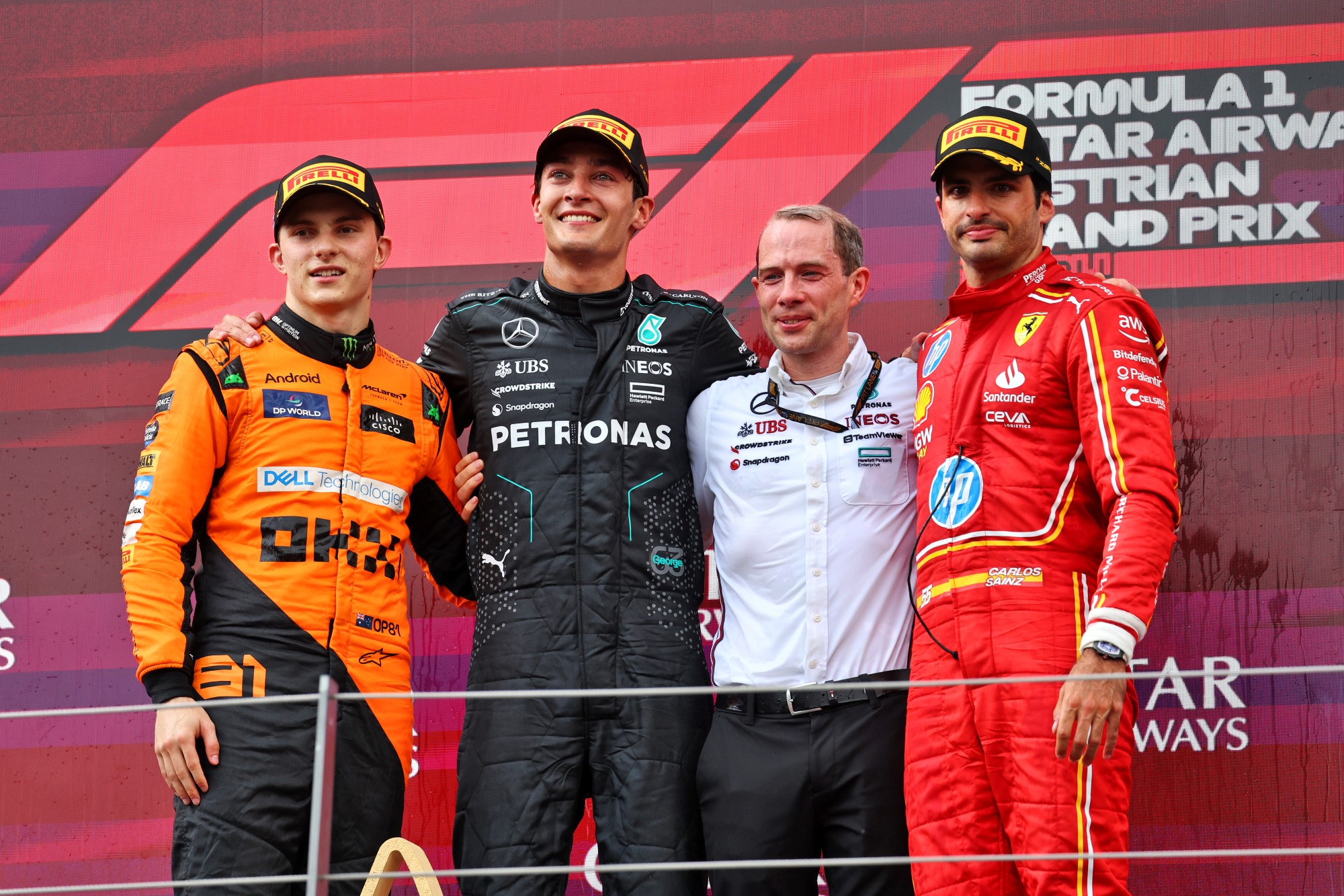 F1: Confira a fotos da vitória de Russell no GP da Áustria, no Red Bull Ring F1 2024, Fórmula 1, GP da Áustria, Red Bull Ring, Spielberg