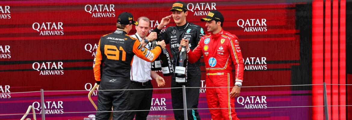 F1: Confira a fotos da vitória de Russell no GP da Áustria, no Red Bull Ring