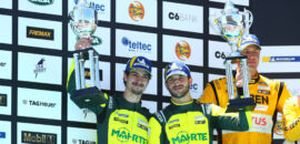 Dudu Barrichello vai ao pódio no Porsche Endurance em Portugal na estreia com primo Pipe Bartz
