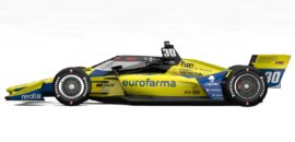 Pietro Fittipaldi e RLL homenageiam Eurofarma com layout especial em carro e uniforme durante etapa em Laguna Seca