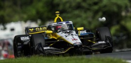 Indy: Herta lidera TL2 em Road America marcado por chuva e bandeiras vermelhas