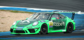 Herrmann vence primeira na Sprint Challenge da Porsche Cup na corrida 2 em Portugal