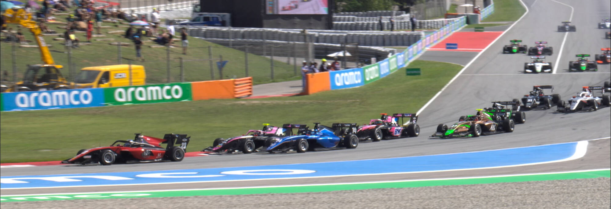 Veja a classificação da F3 após a corrida 1 da etapa de Barcelona