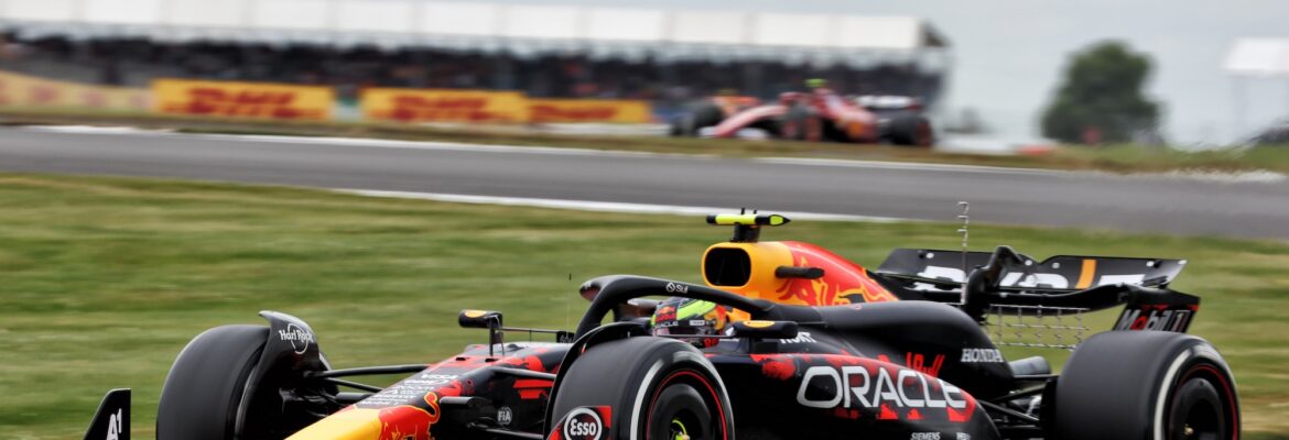 F1: Sexta-feira de treinos desafiadora para a Red Bull na Inglaterra
