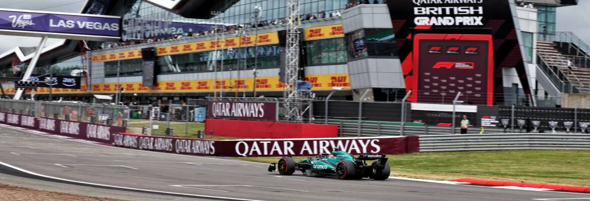 F1: As imagens desta sexta-feira do GP da Inglaterra, em Silverstone