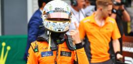 F1: Norris arrecada fundos com leilão de capacete