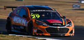 Guto Rotta mantém bom ritmo e lidera terceiro treino da Stock Series em Goiânia