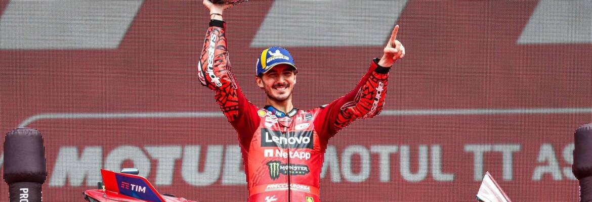 MotoGP: Em atuação de gala, Bagnaia vê trabalho na Holanda como “incrível”
