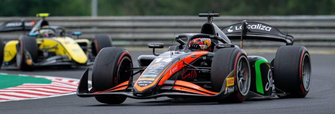 Enzo Fittipaldi faz boas provas na Hungria e termina no top-5 da F2 neste domingo