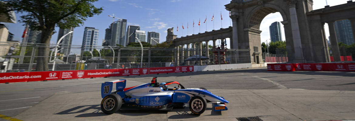 USF2000: Lucas Fecury faz corrida de recuperação em Toronto após ser destaque em largada