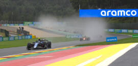 F2: O’Sullivan vence corrida na chuva encerrada por bandeira vermelha na Bélgica
