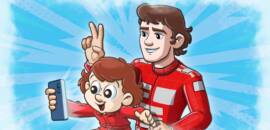 Senninha viaja no tempo para se encontrar com ídolo Ayrton Senna em nova série especial
