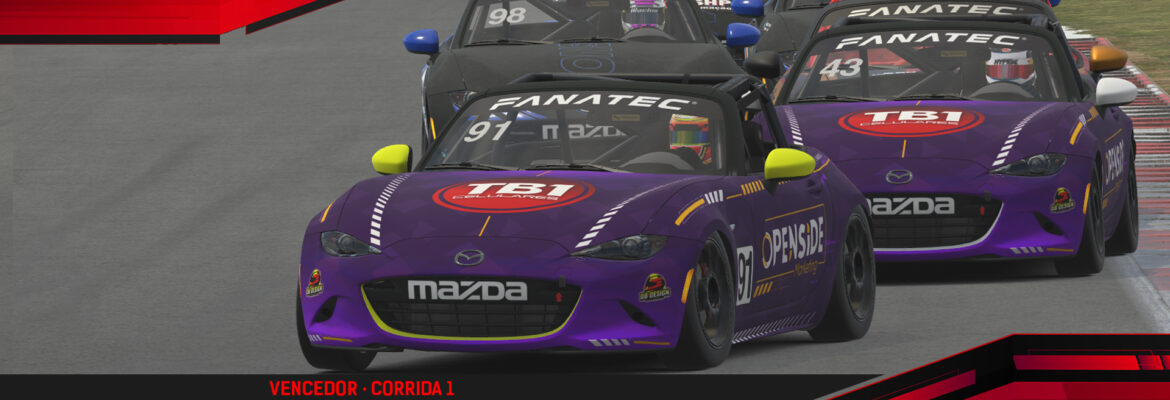 AMIKA MX5 Pro: Eduardo Barrichello e Felipe Barrichello vencem corridas em Navarra