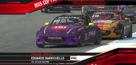 AMIKA MX5 Pro: Em Laguna Seca, Dudu Barrichello e Marcos Paiva vencem grandes corridas