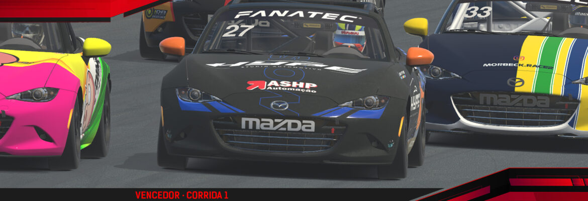 AMIKA MX5 Sport: Gabriel Vernieri e Rodrigo Gadelha vencem em Laguna Seca