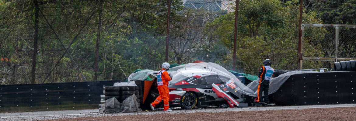 WEC: acidente com Lexus encerra TL1 com bandeira vermelha nas 6 Horas de São Paulo