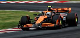 F1: Norris identifica problema em seu acelerador antes da largada na Hungria