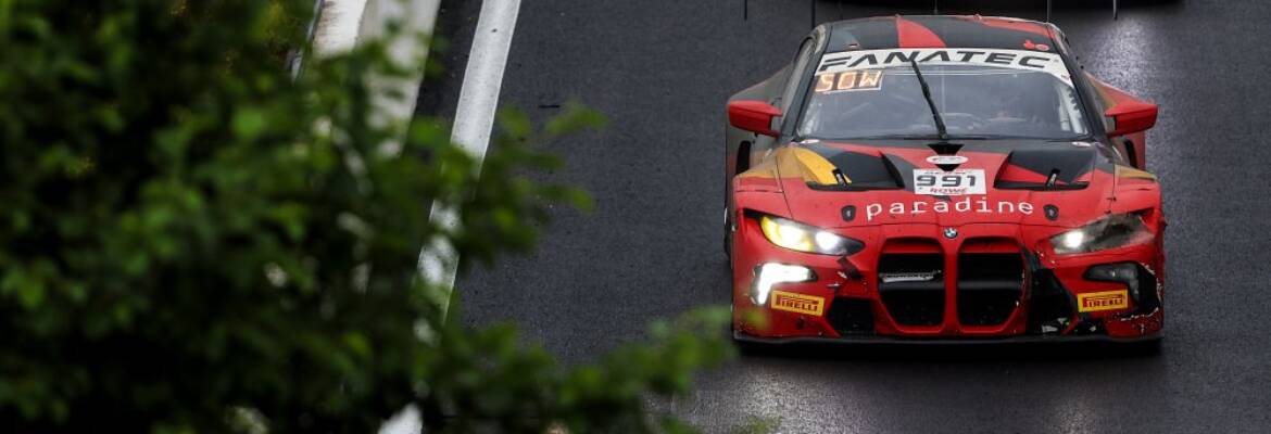 De BMW, Pedro Ebrahim é top 10 na classe bronze nas acidentadas 24H de Spa