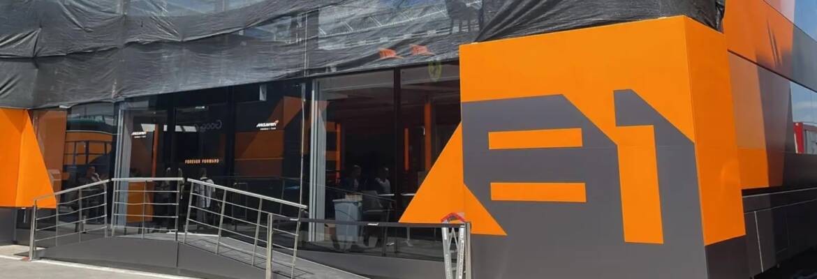 F1: Chuva forte danifica área de convivência da McLaren na Hungria