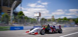 USF2000: Nic Giaffone ganha oito posições e garante sexto lugar na corrida 1 em Toronto