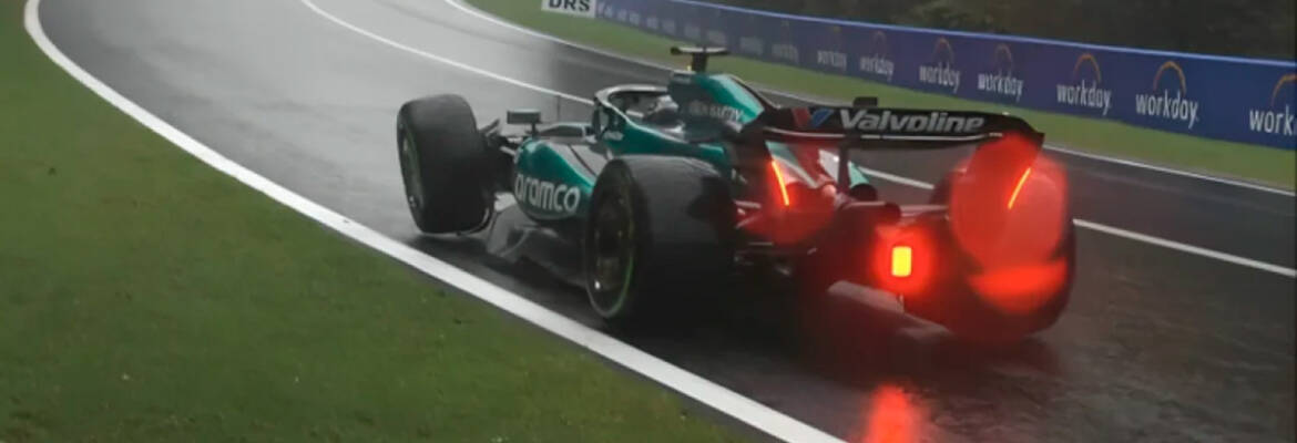 F1: Treino Livre 3 interrompido após acidente de Lance Stroll no GP da Bélgica