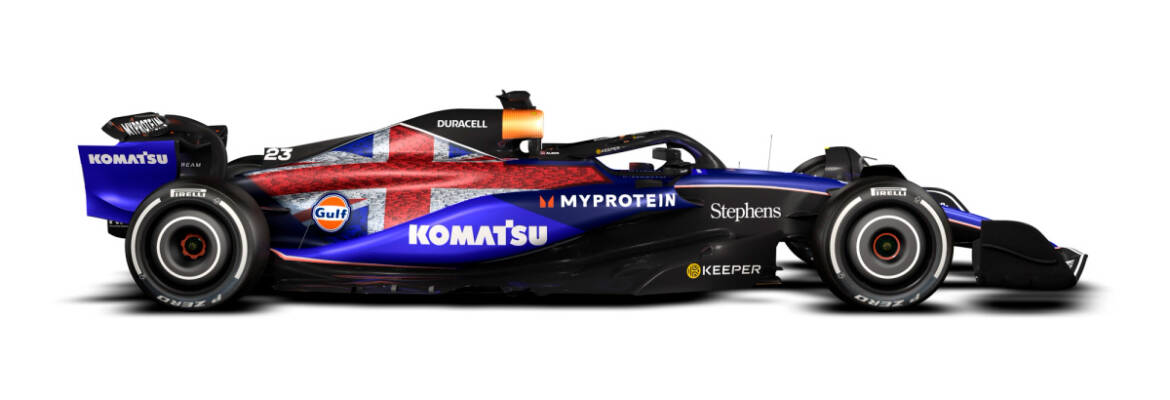 F1: Williams revela pintura especial em homenagem aos funcionários para o GP da Inglaterra