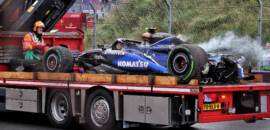 F1: Veja as fotos do grave acidente de Sargeant no TL3 do GP da Holanda