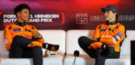 F1: McLaren tem sábado misto em Baku: Piastri conquista P2, Norris é eliminado no Q1