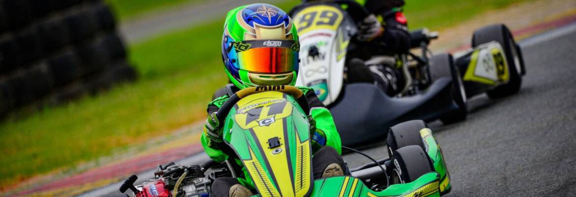 Vicente da Silva conquista dois vices no Catarinense de Kart e leva vaga para o Mundial Rok na Itália