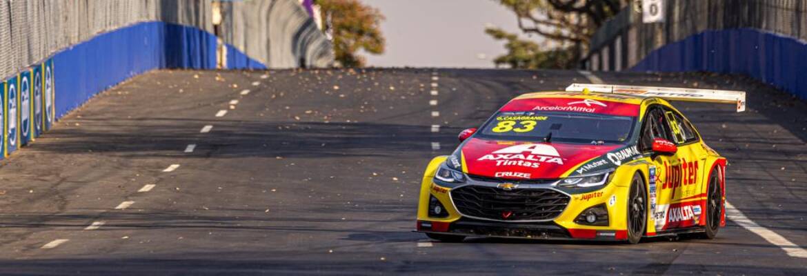 Gabriel Casagrande é recordista de ultrapassagens na primeira corrida da Stock Car em BH