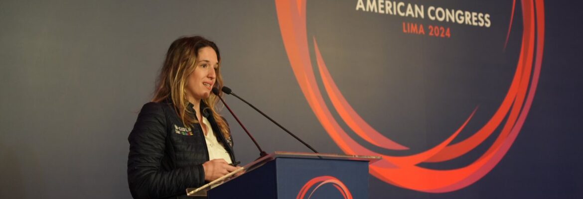 FIA convida Bia Figueiredo para falar do FIA Girls on Track Brasil no Congresso da América, em Lima