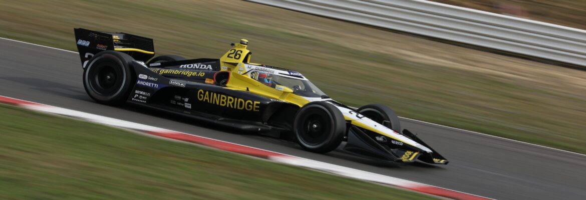 Indy: Herta lidera último treino livre em Portland. Fittipaldi se coloca no top-10