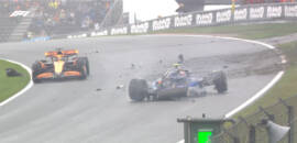 F1: Participação de Sargeant na qualificação do GP da Holanda em risco após acidente