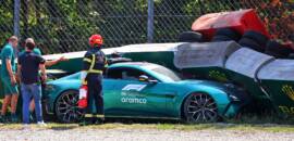 F1: Safety Car bate forte na Parabolica em Monza; veja foto