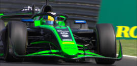 Maloney lidera treino livre da F2 na Itália. Bortoleto é o segundo mais rápido